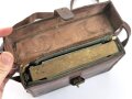 U.S. WWI,  Artillery "Angle of site instrument Model of 1917"  in leather case. Due to U.S. gov. records about 4300 of these were produced and delivered to the Western Front in 1918 ( www info )