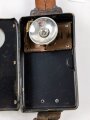 Taschenlampe Wehrmacht , Daimon Telko Duo. Originallack, Funktion nicht geprüft, leicht eingedrückt