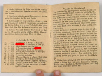"Merkblatt für den Soldaten" 2. Weltkrieg, DIN A6