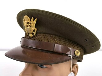 U.S. WWII officers "crusher" service cap. Good...