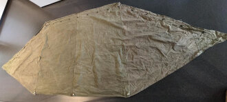 U.S. most likely WWII, tent, shelter half, OD, well used