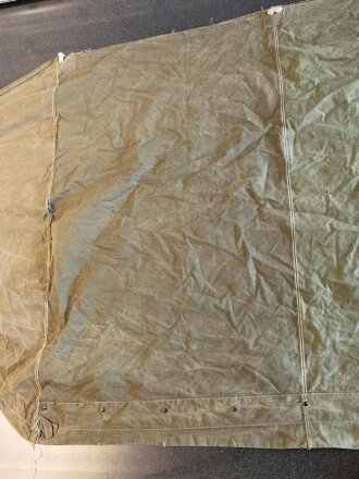 U.S. most likely WWII, tent, shelter half, OD, well used