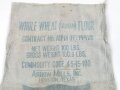 U.S. after WWII, bag for "Whole Wheat" " For European recovery supplied by the United States of America". " French Zone "Used, good condition