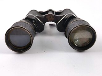 U.S. Navy MK VI 10 x 45 binoculars, most likely WWI era, made by US. Naval gun factory " Annex" Rochester, NY. Used, right side clear, left side fuzzy