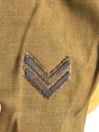 U.S. WWI, service tunic for a member of the 32nd Infantry Division ( heavy fight western front, France ), two overseas stripes, good condition