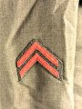 U.S. WWI, service tunic for a member of the 32nd Infantry Division ( heavy fight western front, France ), two overseas stripes, good condition