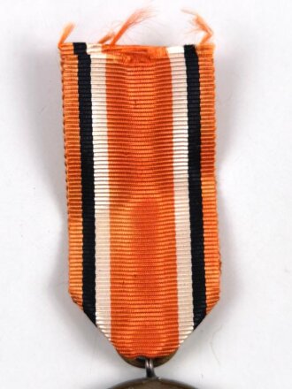 Preussen Rot Kreuz Medaille 2. Klasse, Buntmetall versilbert, Zentrum emailliert, am Band