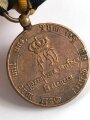 Preussen,  Kriegsdenkmünze "1813-1814" für Kombattanten, am Band