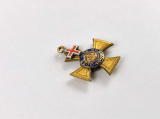 Preussen, Miniatur Kronen Orden 4.Klasse mit Genfer Kreuz...