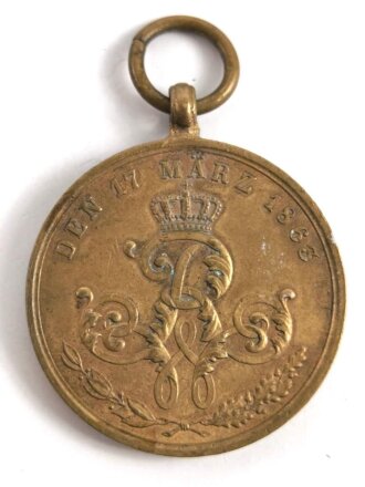 Preussen, Kriegsdenkmünze 1863 für Kämpfer...