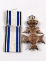 Bayern , Militär Verdienst Kreuz 3. Klasse mit der Krone und Schwertern, Band beiliegend