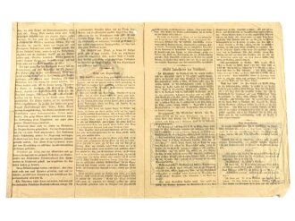 1.Weltkrieg, Vermutlich rotes Flugblatt "Die Feldpost" Februar 1916, Nr. 11, gelocht, stark gebraucht