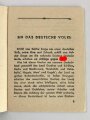 Alliertes Propagandabüchlein "An das deutsche Volk!" 16 Seiten