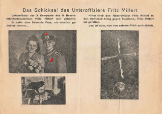 Alliiertes Flugblatt "Das Schicksal des...