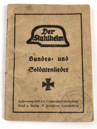 "Der Stahlhelm - Bundes- und Soldatenlieder" 43...