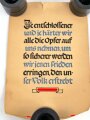 Wochenspruch der NSDAP, 2. bis 8. Juni 1940, eingerollt
