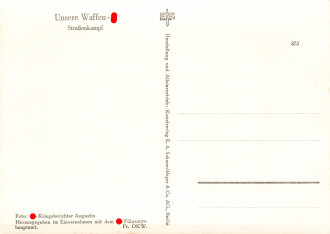 Ansichtskarte "Unsere Waffen-SS - Straßenkampf"