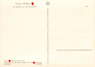 Ansichtskarte "Unsere Waffen-SS - Im Kampf um ein...