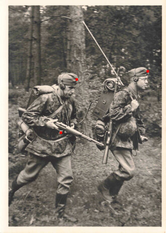 Ansichtskarte "Unsere Waffen-SS - Funktrupp nimmt...