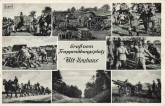 Ansichtskarte "Gruß vom Truppenübungsplatz Alt-Neuhaus"