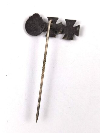 Miniatur, Eisernes Kreuz 1 und 2. Klasse 1939 und Ostmedaille, Größe 9 mm