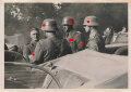 Ansichtskarte "Kriegs-Winter-Hilfswerk 1939/40 - Bilder vom Einsatz unserer Polizei im Osten"