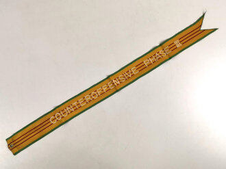 U.S. ARMY Battle Streamer for U.S. Army Flag, " COUNTEROFFENSIVE, PHASE III"  93cm