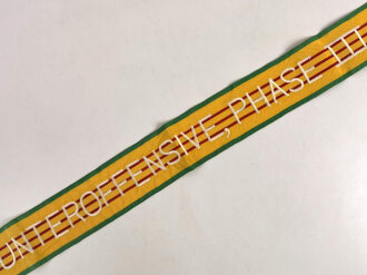 U.S. ARMY Battle Streamer for U.S. Army Flag, " COUNTEROFFENSIVE, PHASE III"  93cm