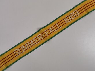 U.S. ARMY Battle Streamer for U.S. Army Flag, " SUMMER - FALL 1969"  93cm