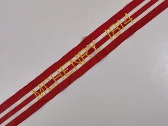 U.S. ARMY Battle Streamer for U.S. Army Flag, "MCHENRY 1814"  93cm