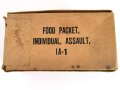 U.S. most likely 1950´s "Food packet, individual, assault IA-1" carton, empty