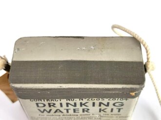 U.S. Navy 1945 dated " Drinking Water Kit" Good condition, empty.