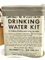 U.S. Navy 1945 dated " Drinking Water Kit" Good condition, empty.