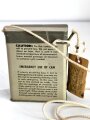 U.S. Navy 1945 dated " Drinking Water Kit" Good condition, empty.