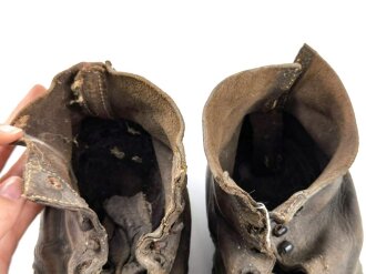 Paar Halbschuhe für Mannschaften der Wehrmacht. Ungereinigtes Paar, Sohlenlänge 32,5cm