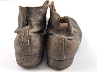 Paar Halbschuhe für Mannschaften der Wehrmacht. Ungereinigtes Paar, Sohlenlänge 32,5cm