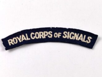 British WWII " Royal Corps of Signals" Shoulder title
