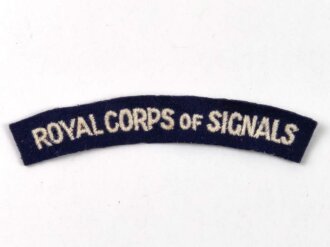 British WWII " Royal Corps of Signals" Shoulder title