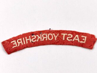 British WWII " East Yorkshire" Shoulder title