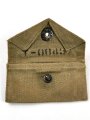 U.S. WWII Bandage pouch. Khaki, dated 1942, used