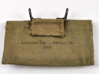 U.S. WWII Bandage pouch. Khaki, dated 1942, used