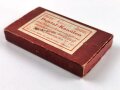 Schachtel "Dental Kanülen" datiert 1942. NUR FÜR DEKORATIONSZWECKE