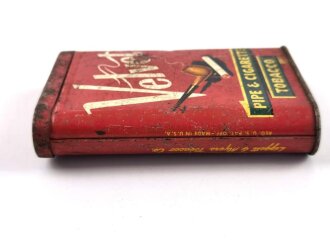 U.S.  WWII " Velvet" Pipe & Cigarette Tobacco tin, empty