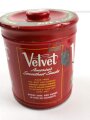 U.S.  1950/60´s " Velvet" Pipe & Cigarette Tobacco tin, empty, 16cm high