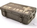 U.S.  WWII ? " Vehicle first aid kit by "A.E.Halperin Boston, Mass."