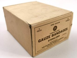 U.S. WWII, Gauze Bandage. new old stock, you will receive one ( 1 ) piece out of the original carton box.