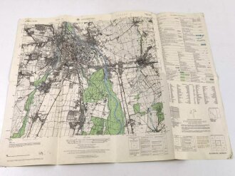 U.S. 1955 dated "Augsburg" area map, Sheet 7631