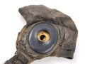 U.S. WWII Army Air Force, Type A-II leather flight helmet, size large, uncleaned.