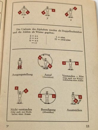 "Der Signalgast - Handbuch für Signalkunde", 34 Seiten, datiert 1943, DIN A5