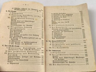 H.Dv. 130/2a "Ausbildungsvorschirft für die Infanterie Heft 2a Die Schützkompanie", 255 Seiten, datiert 1941, DIN A6